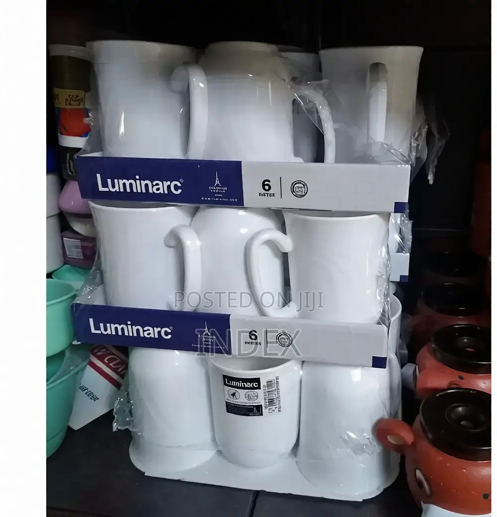 Luminarc 6pcs Set Morning Ceramic Cups for Tea/ Coffee