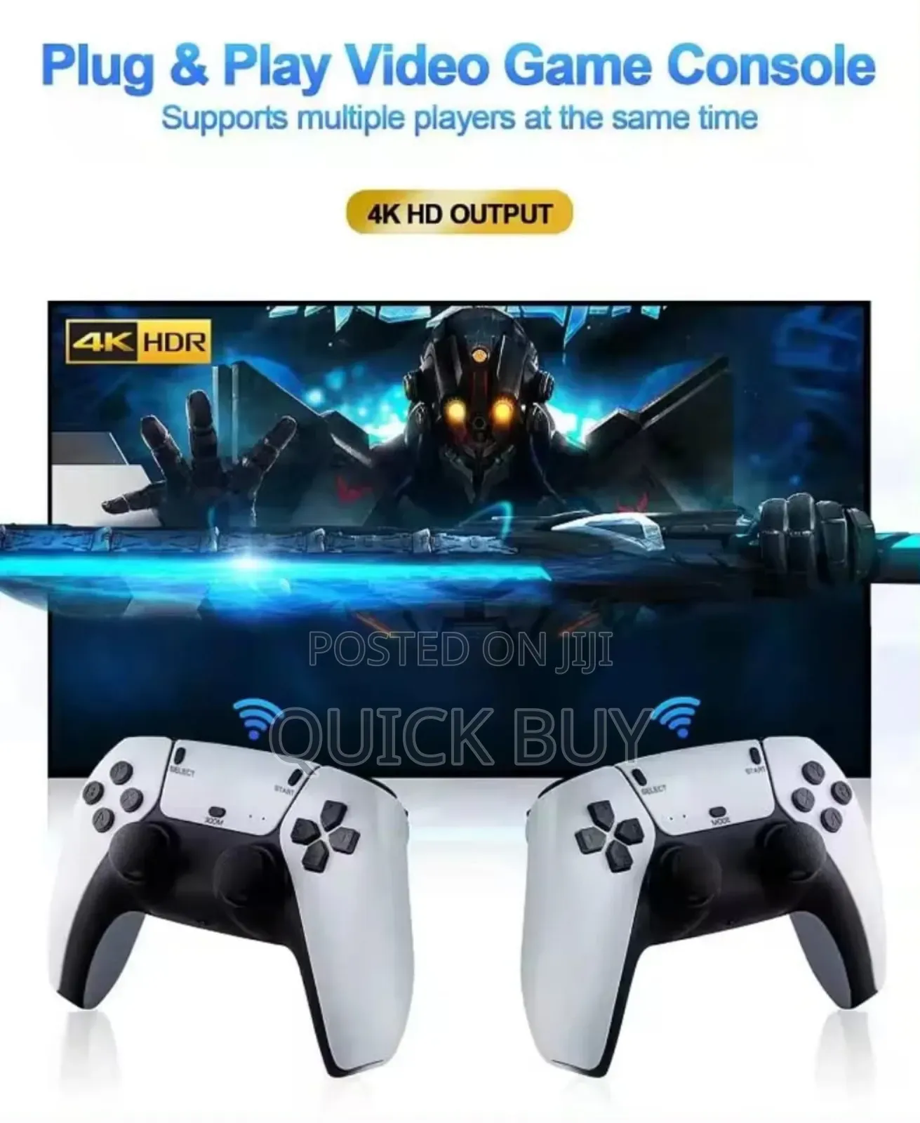  Ultra Hd Game Stick Featuring 2.4g Wireless Controllers