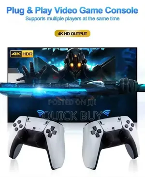  Ultra Hd Game Stick Featuring 2.4g Wireless Controllers