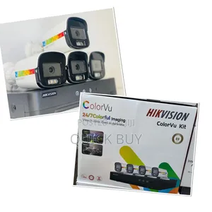 4-channel Hikvision Colorvu Kit