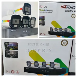 4-channel Hikvision Colorvu Kit