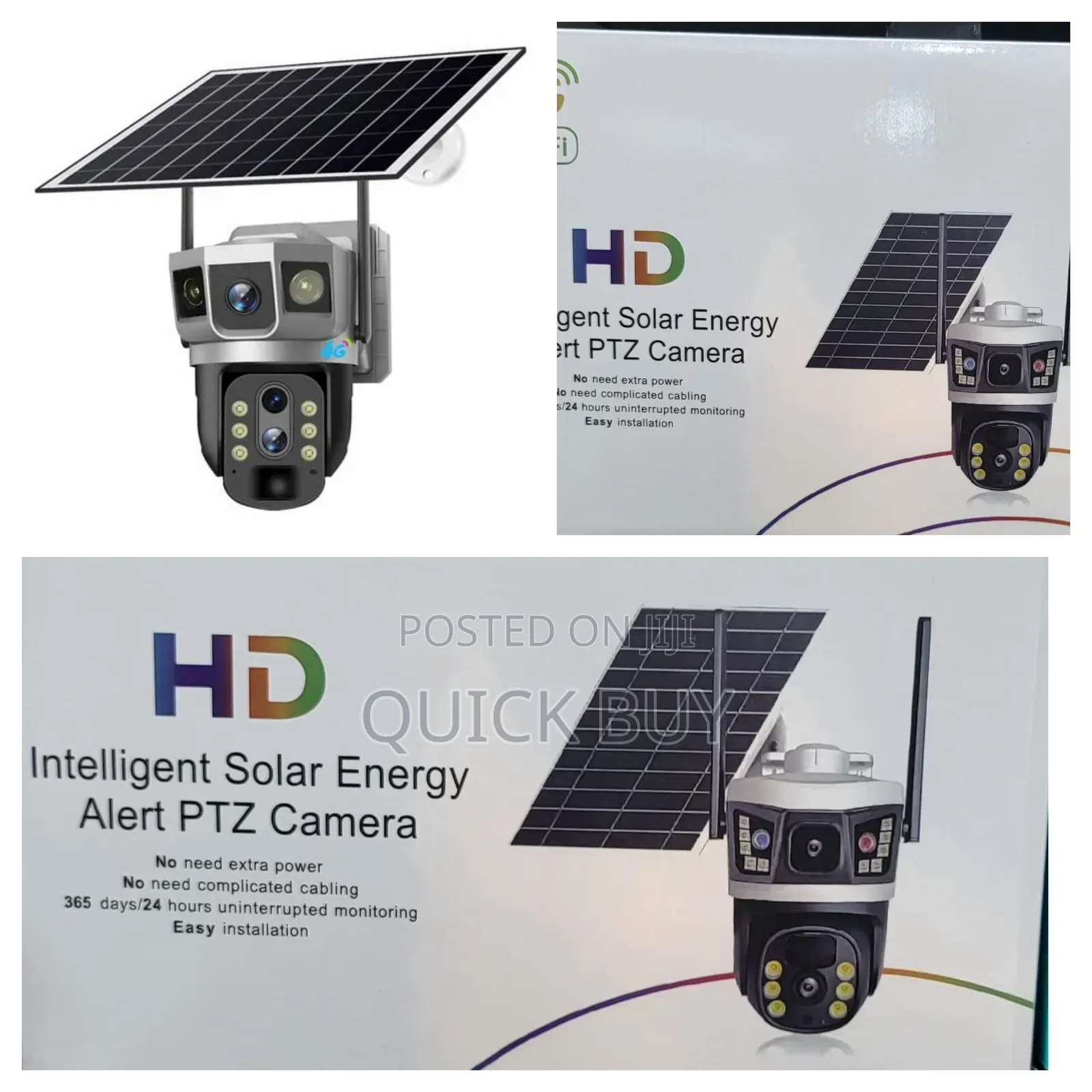 4g Wi-fi Hd Intelligent Solar Alert Ptz Camera