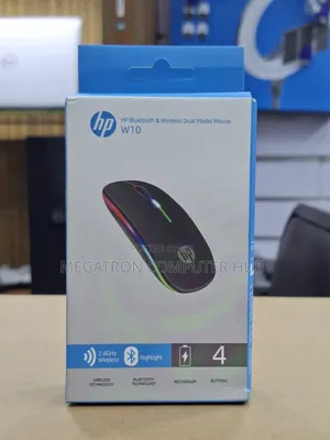Hp W10 Bluetooth And Wirless Rechargeable Mouse