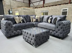 L Sofa/Sofa Table/Gray Colour