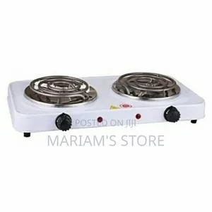 Hot Plate Portable Double Burner Electric Coil Hot Plate -