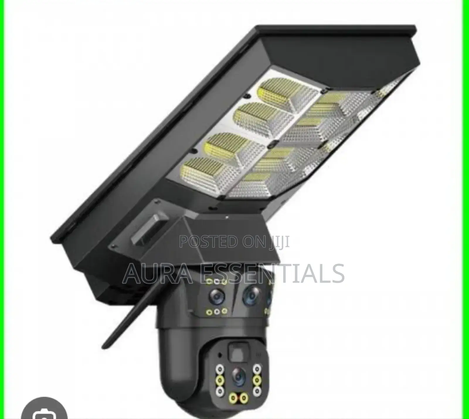 2-in-1 Solar-Powered Street Light and Ai Security Camera System