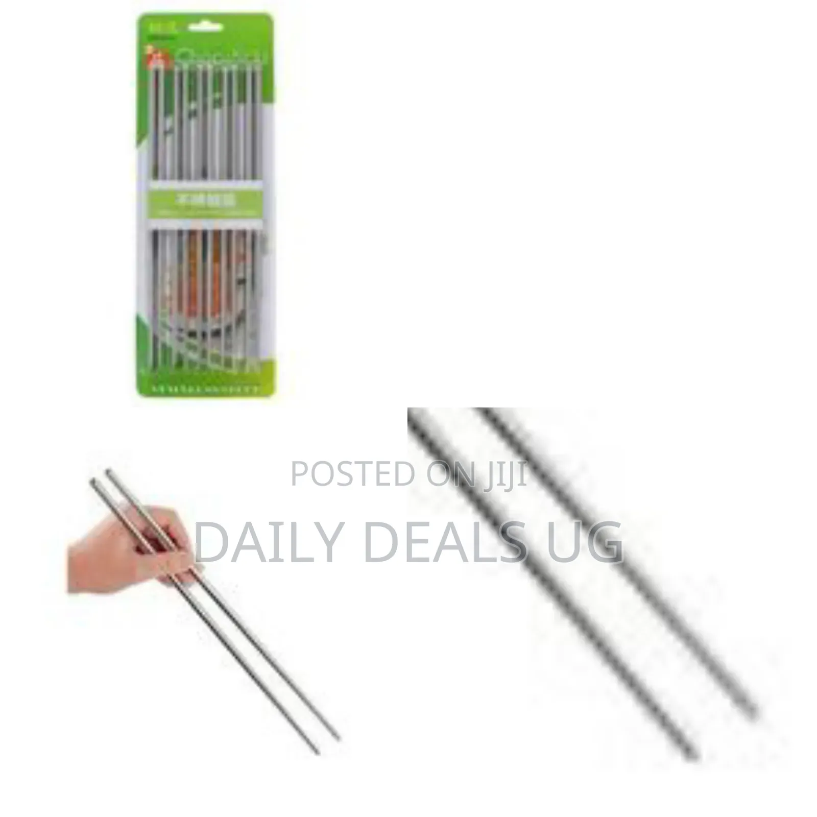 10 Pieces Stainless Steel Chopsticks