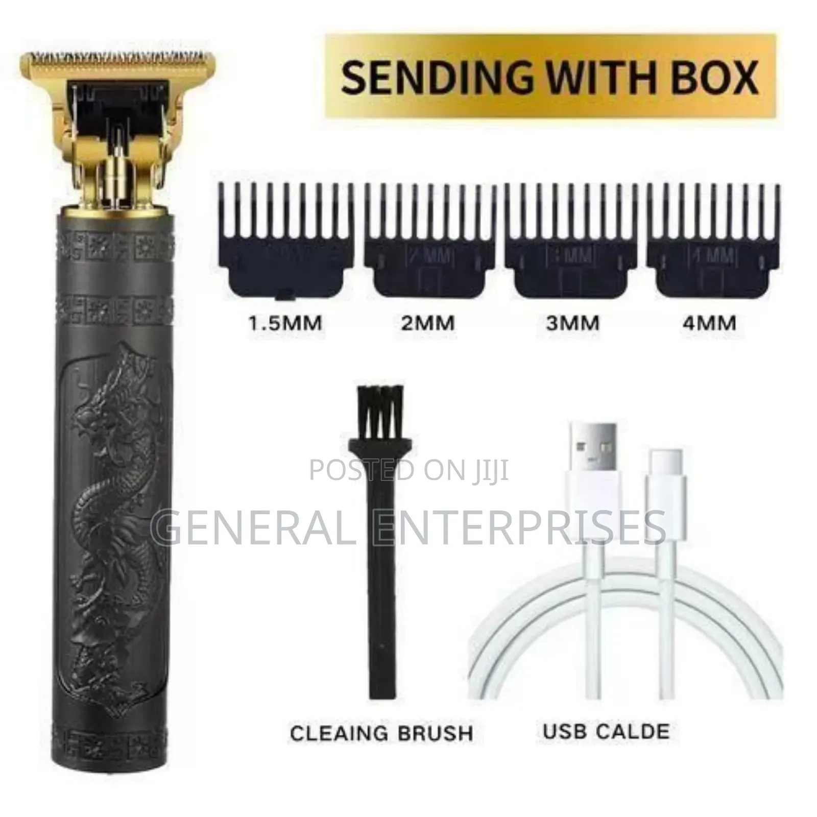 Professional Wireless Electric Hair Trimmer and Clipper Set