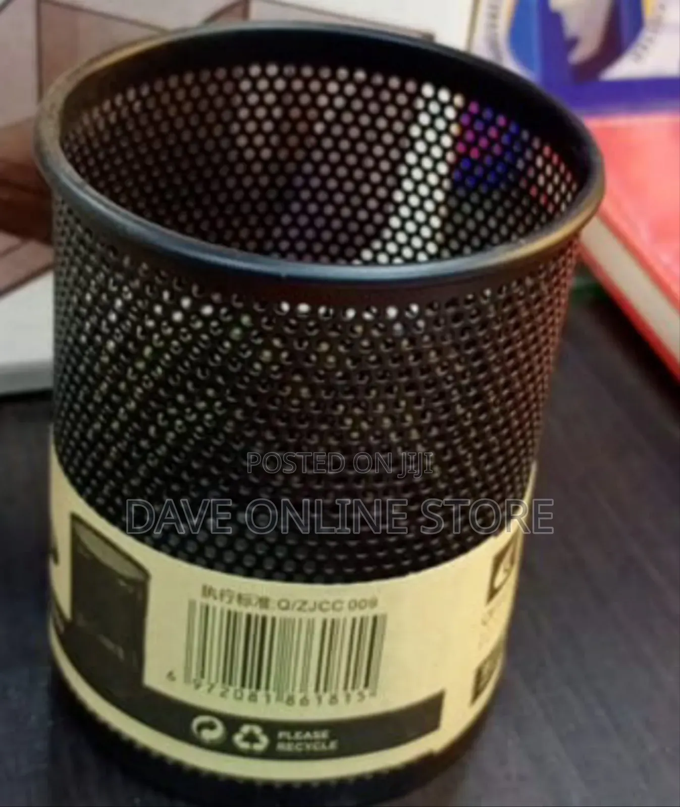Genuine Pen and Pencil Holder Mesh-Black