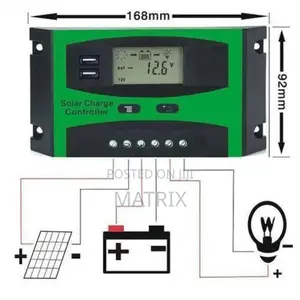 Solar Charge Controller 30a 12v 24v Auto PWM With 5v Dual Usb Port