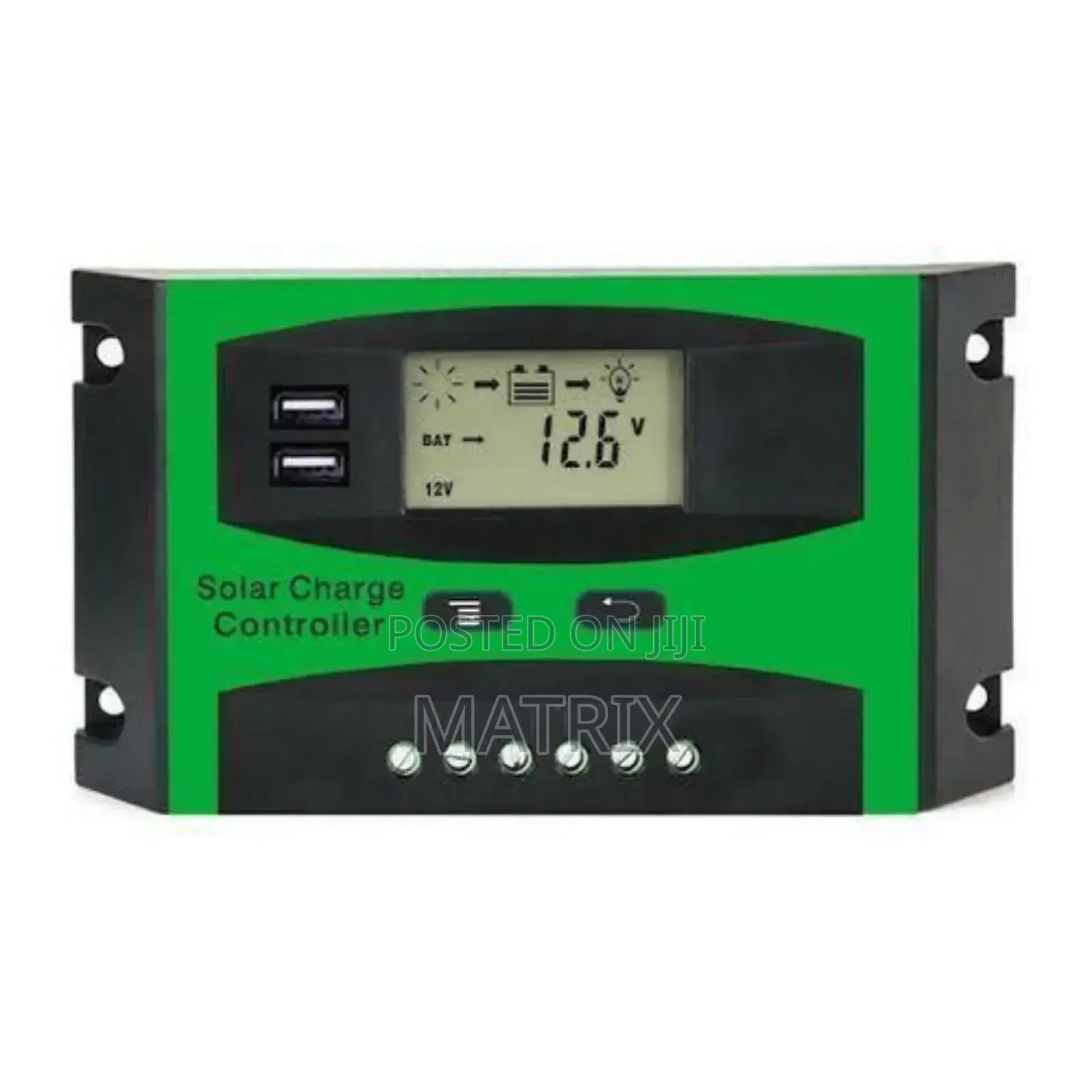 Solar Charge Controller 30a 12v 24v Auto PWM With 5v Dual Usb Port
