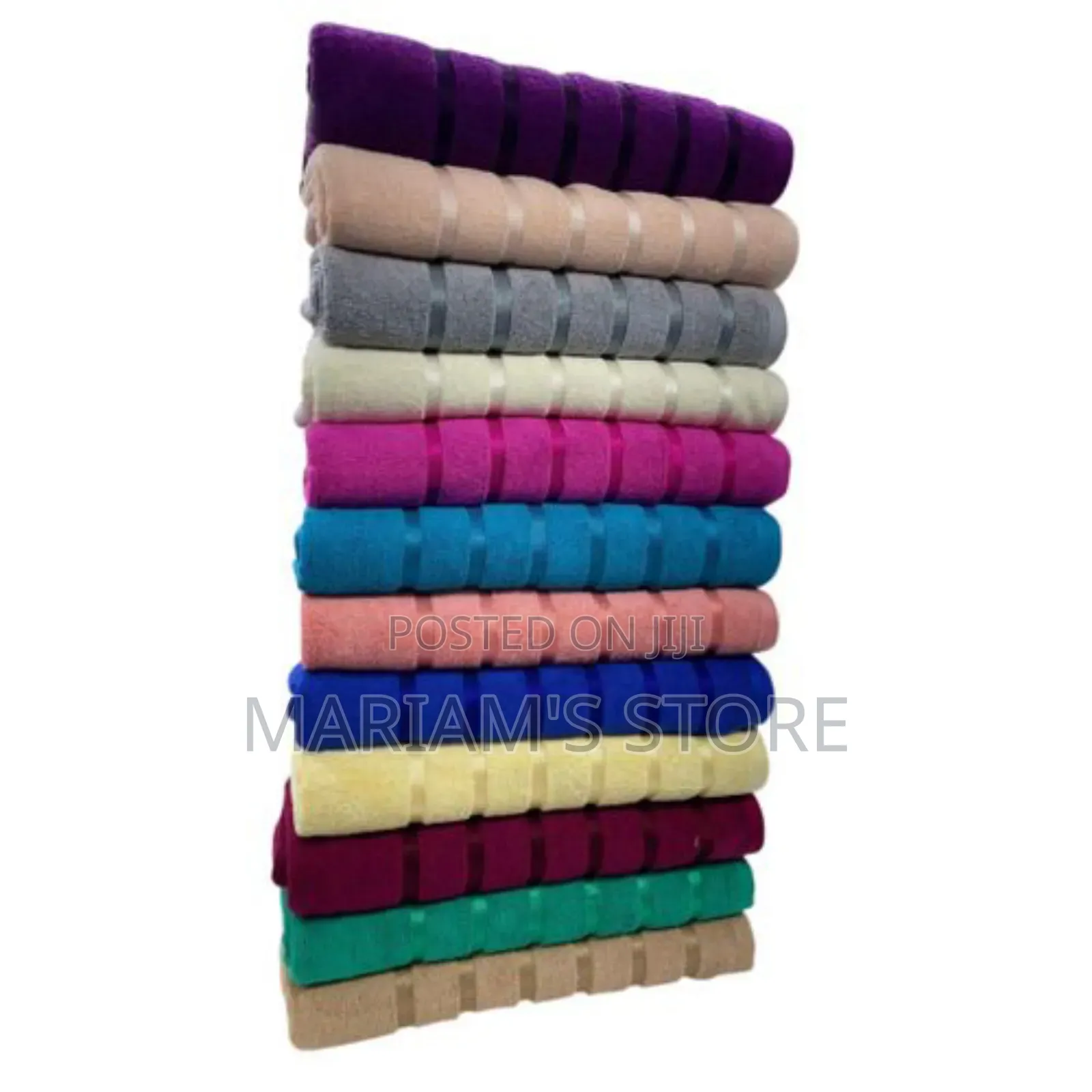 New Large Cotton Bath Towel - Multi-Color
