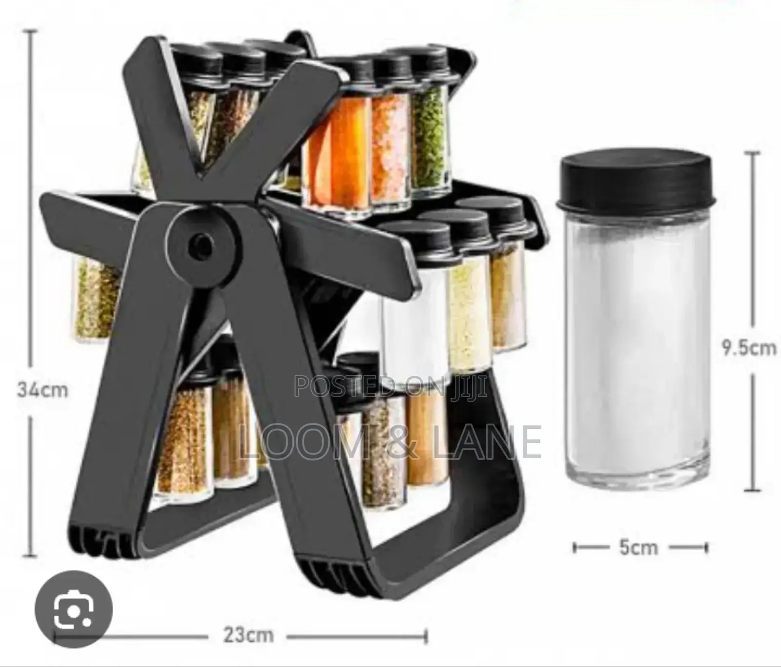 18-Jar Rotating Spice Rack