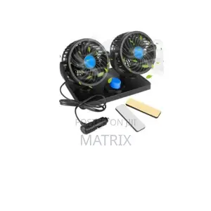 Car Dashboard 12v Electric Fan With Double Head