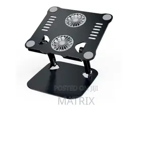 Laptop Stand Usb Dual Fan Radiator Foldable Cooling Mute Base