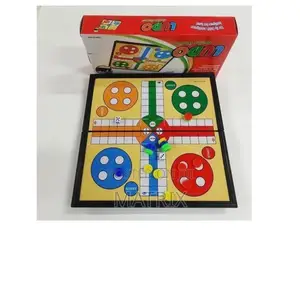 Ludo Magnetic Traditional Board Brain Game - Foldable