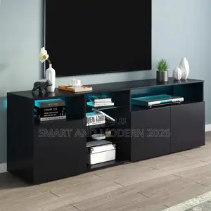 Stylish Functional Tv Stand With Color Changing /Led Lights Tv Stand /