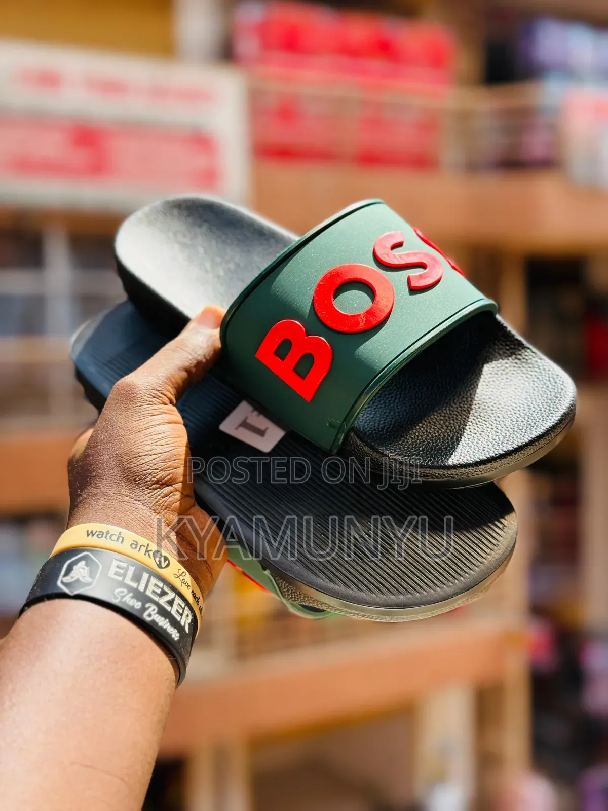 Boss Men's Kick Slides.