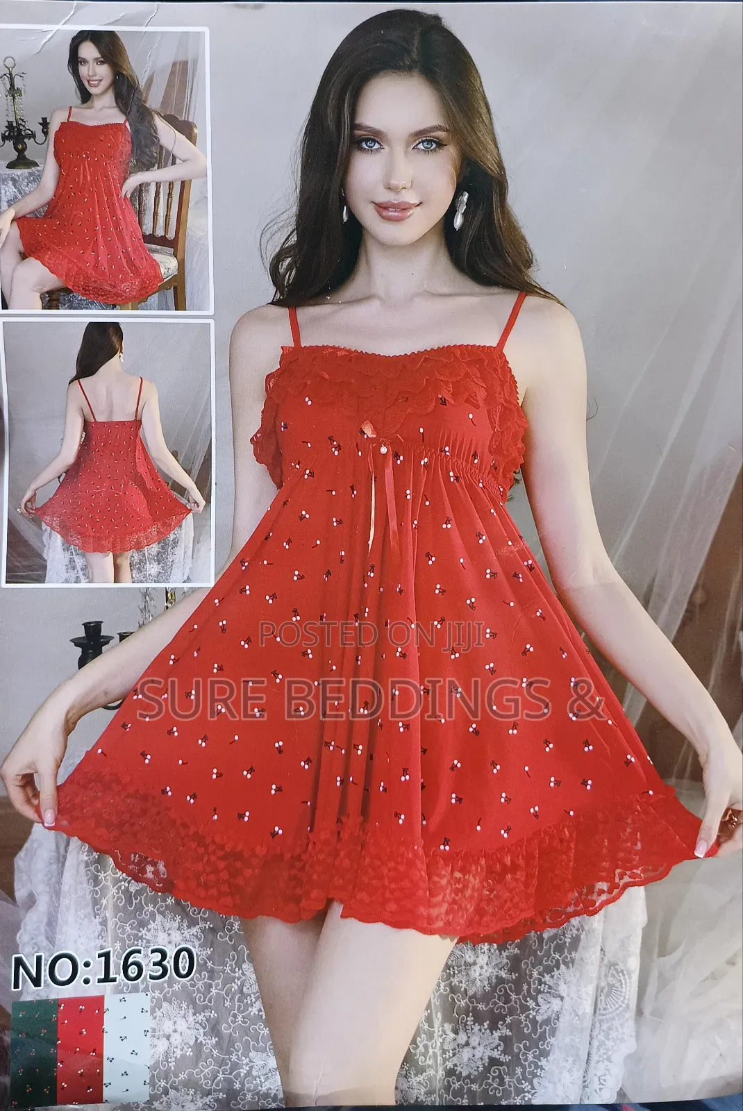 Red Lovely Night Wear