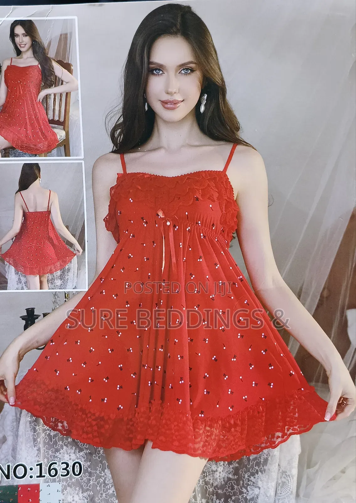 Red Lovely Night Wear