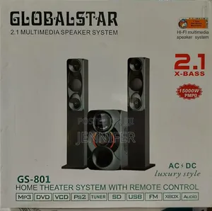 Globalstar Gs-801 2.1 Multimedia Speaker System.