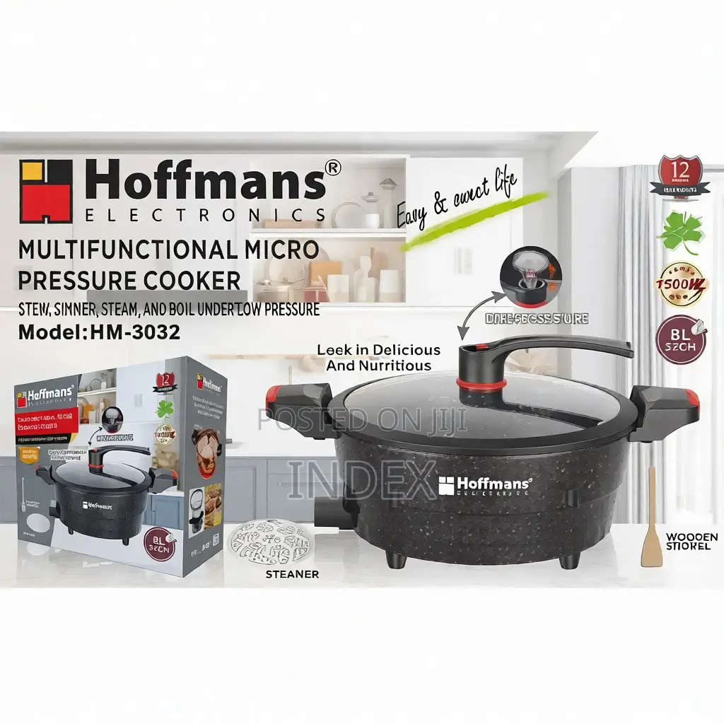 Hoffmans Hm-3032, Micro Pressure Cooker, 8ltr,
