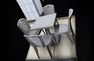 Patio Furniture Set of Plastic Table and Chairs