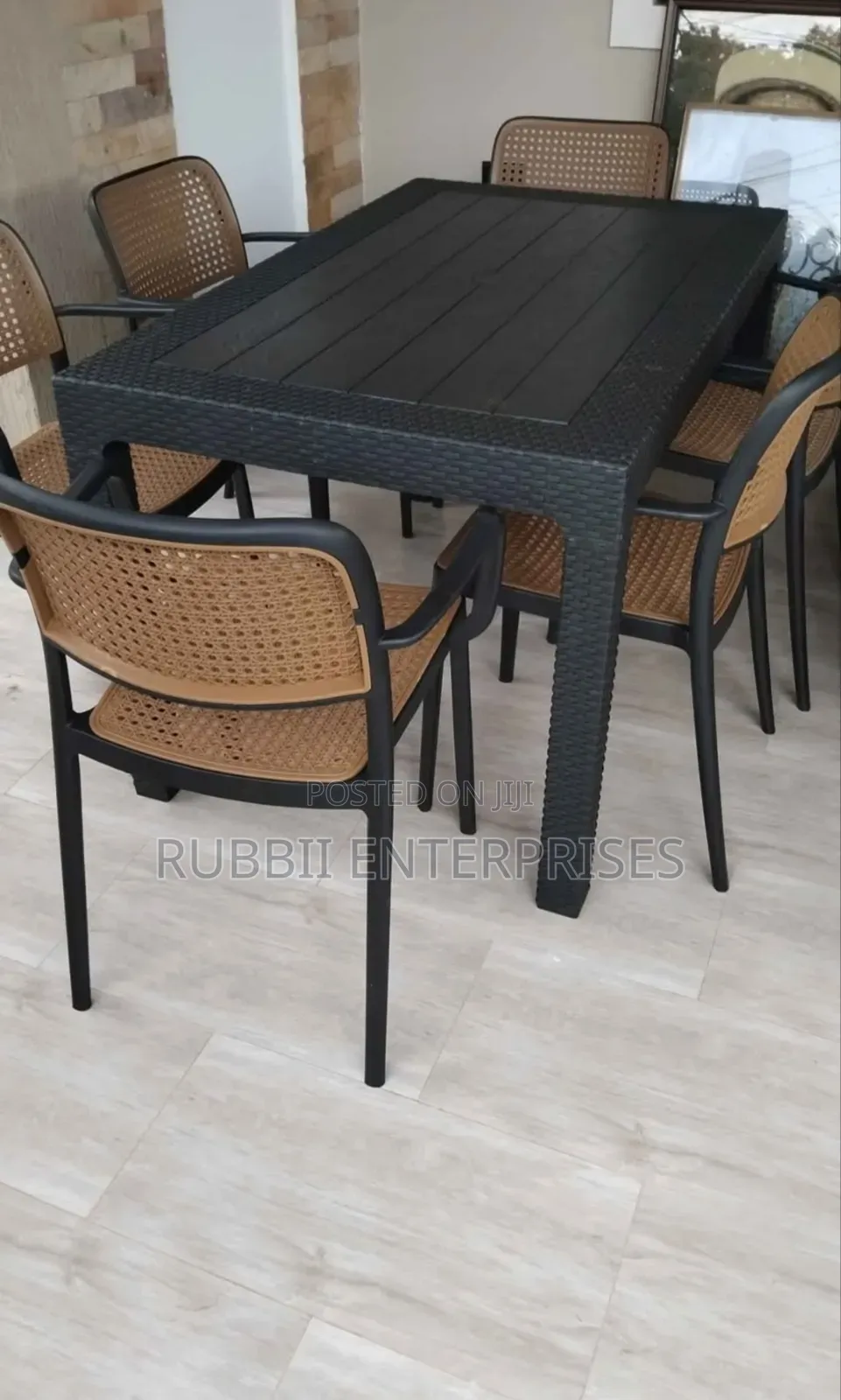 Dinning Table + Chairs 6pcs