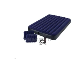 Intex(5*6) Inflatable Air Mattress With Pillows and Pump