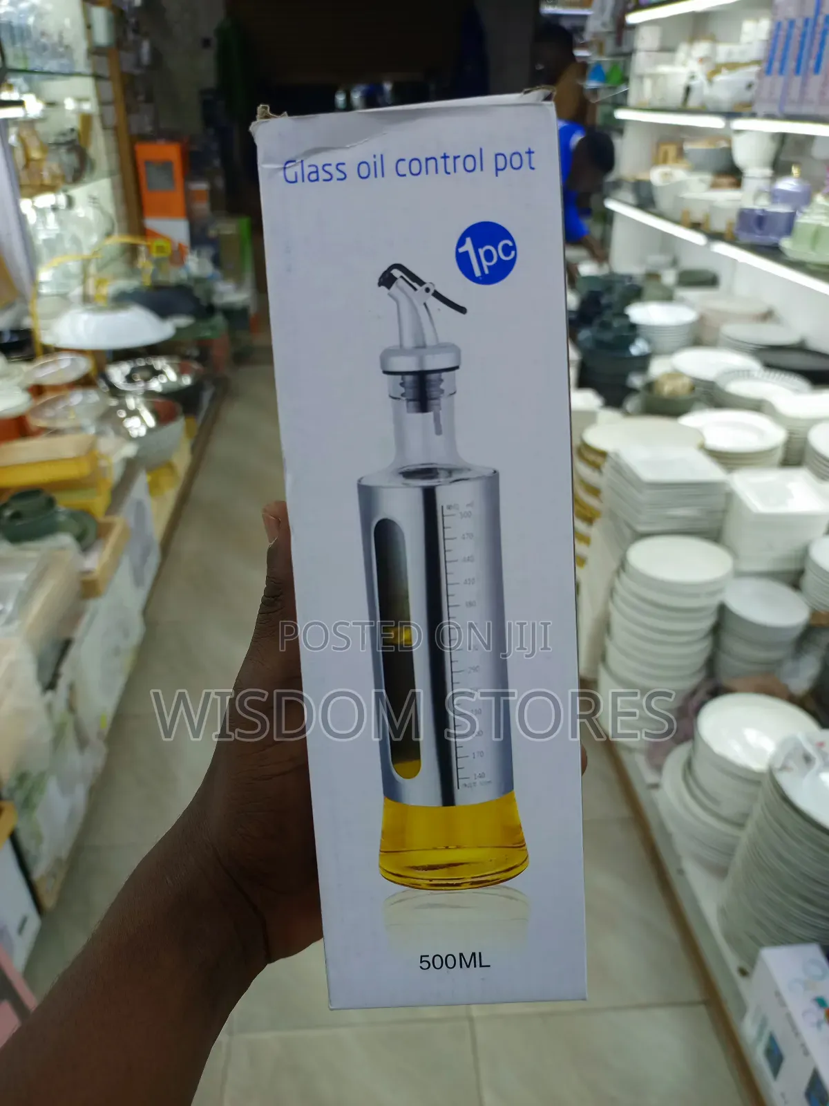 Glass Oil Control Pot
