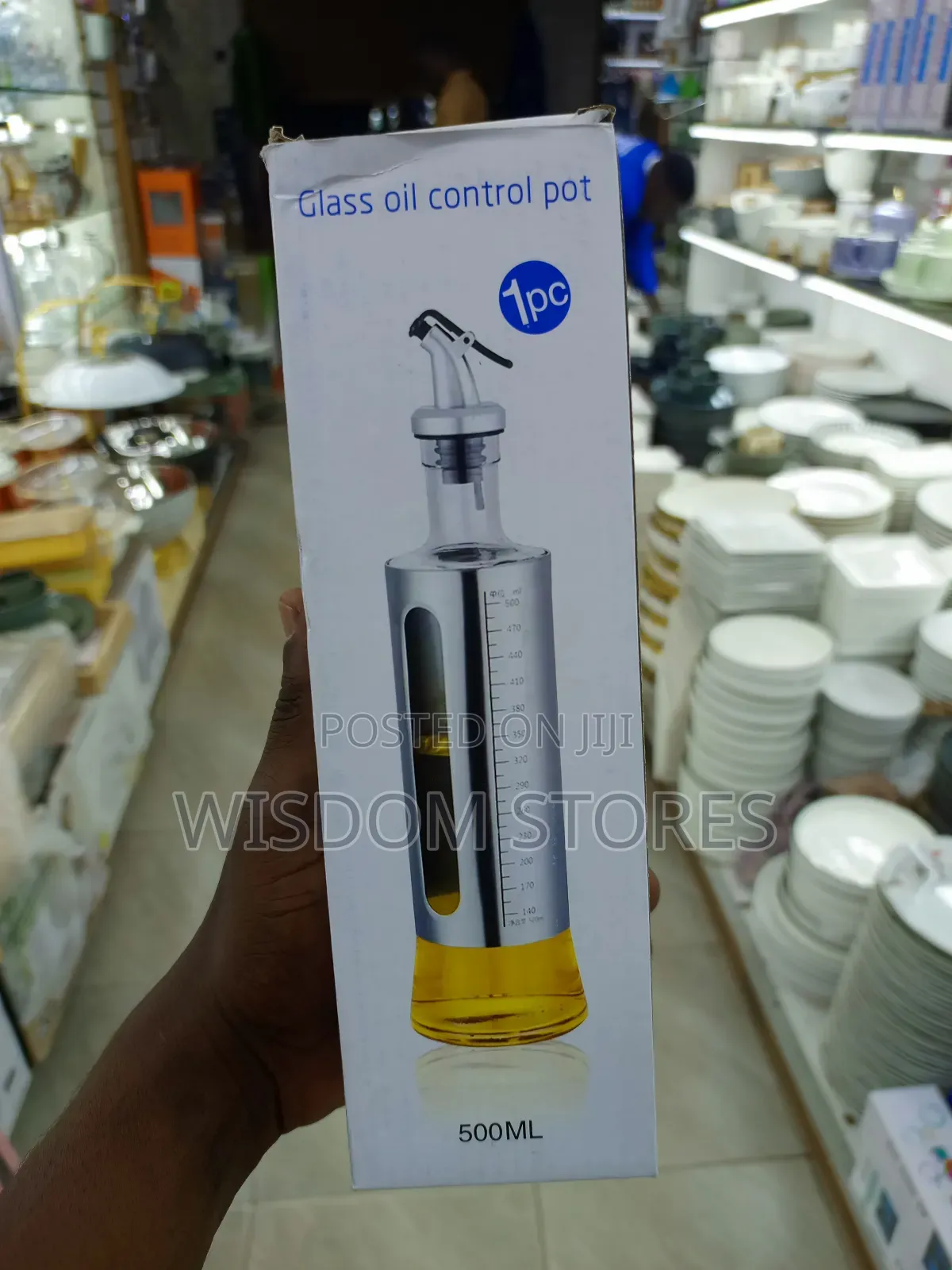 Glass Oil Control Pot