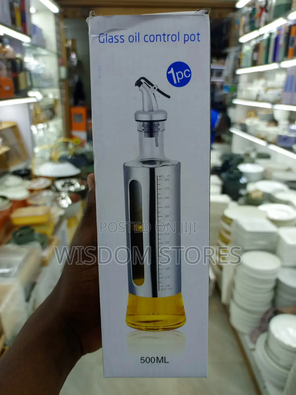 Glass Oil Control Pot