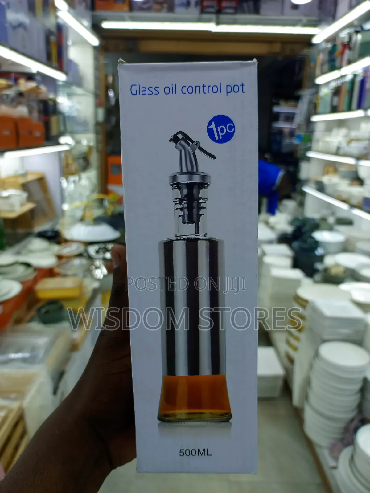 Glass Oil Control Pot
