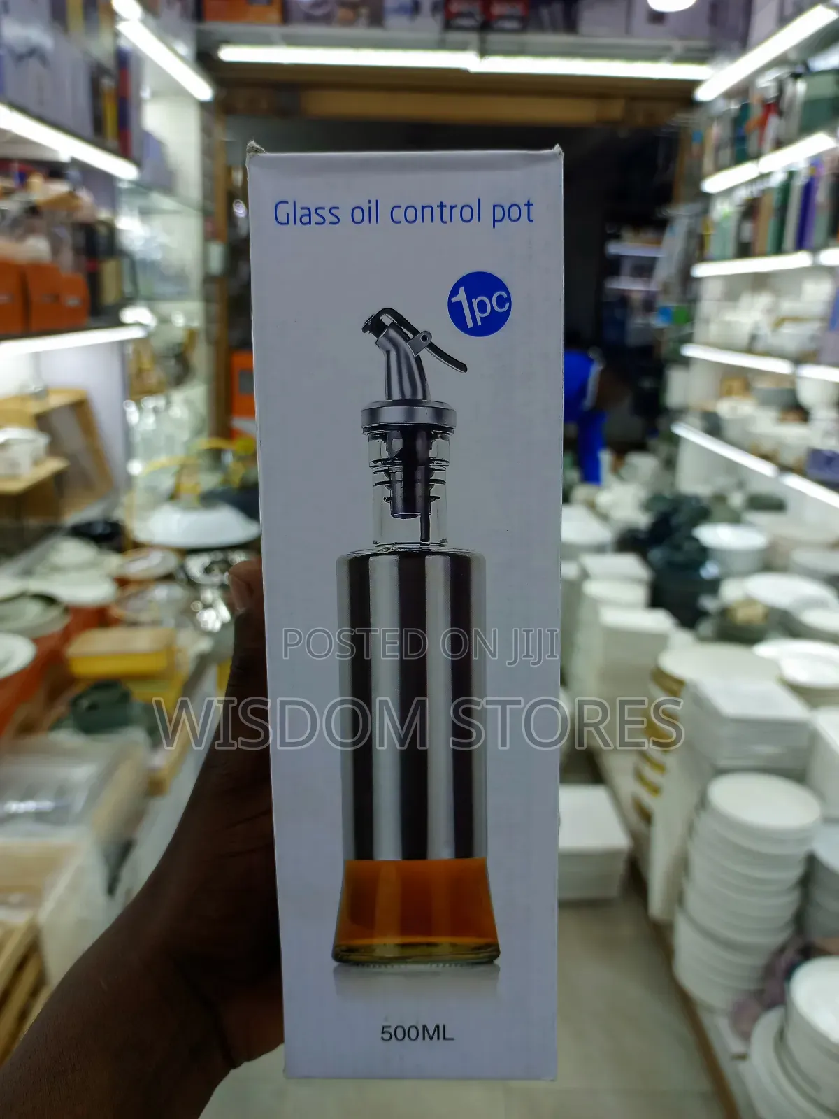 Glass Oil Control Pot
