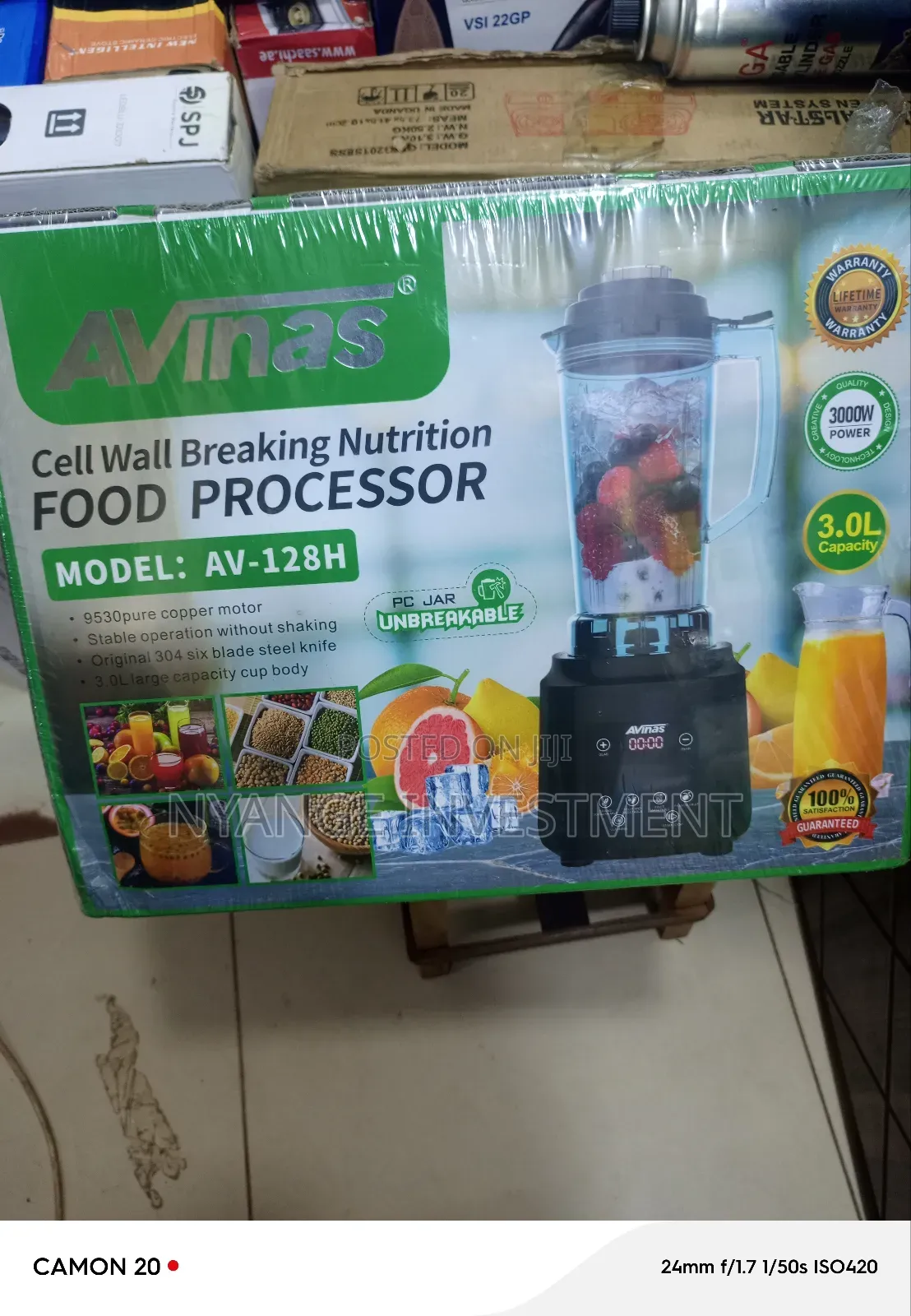 Avinas Food Processor. 3.0l Food Processor and Blender