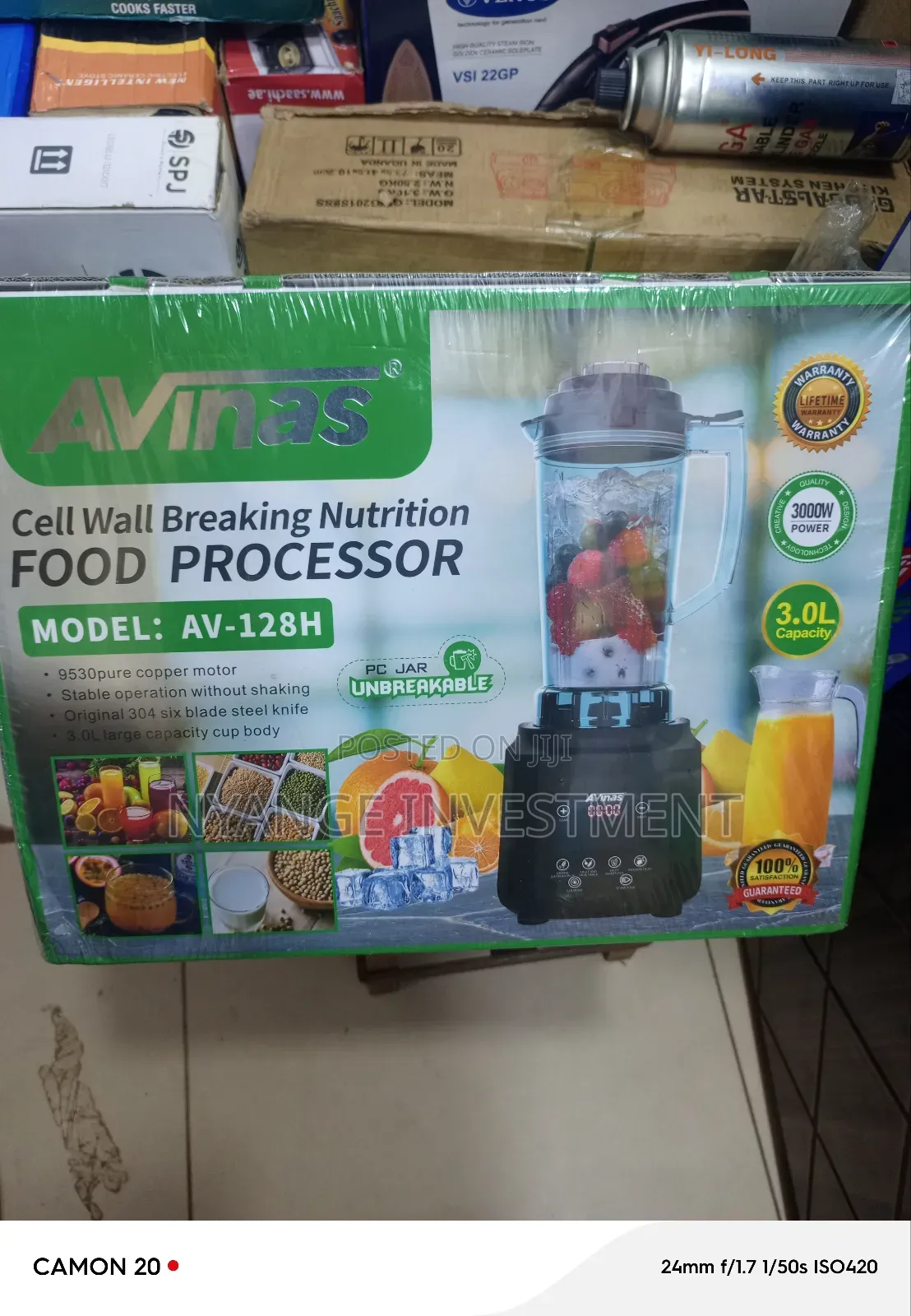 Avinas Food Processor. 3.0l Food Processor and Blender