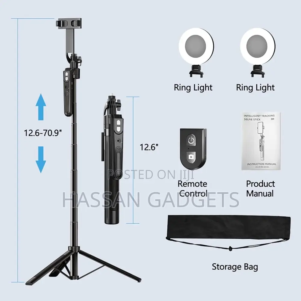 Tripod Stand With Face Tracking Lights
