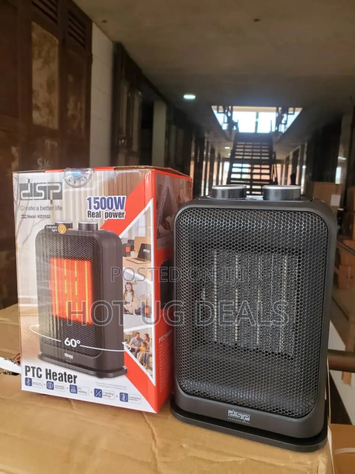 Dsp Ptc Ceramic  Electric  Room Fan Heater.