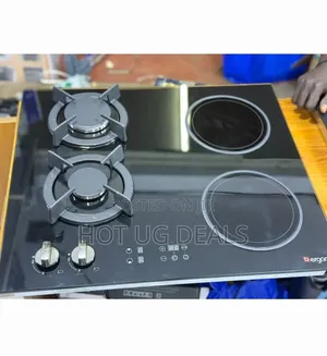2 Gas + 2 Electric Infrared Electric Plate Inbuilt Hob Cooker 60x60cm