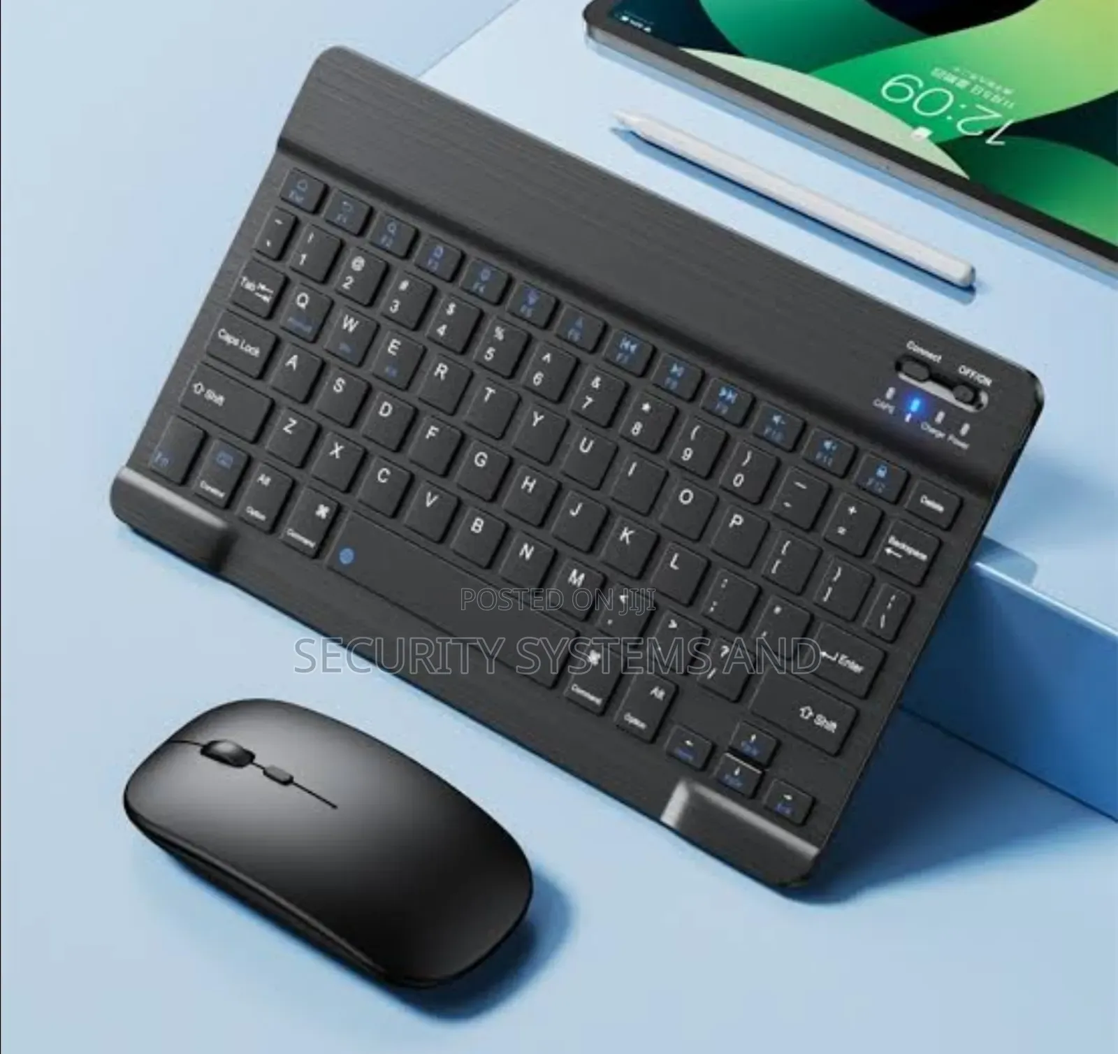Rechargeable Bluetooth Keyboard and Mouse Ultra Thin Compatible to All