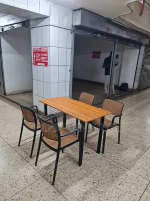 Rustic Dining Wooden Table and Chairs Folding Table and Chairs