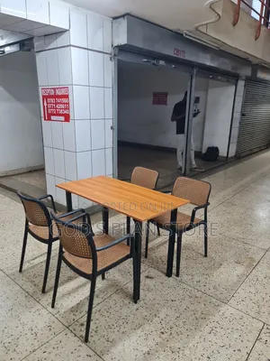 Rustic Dining Wooden Table and Chairs Folding Table and Chairs
