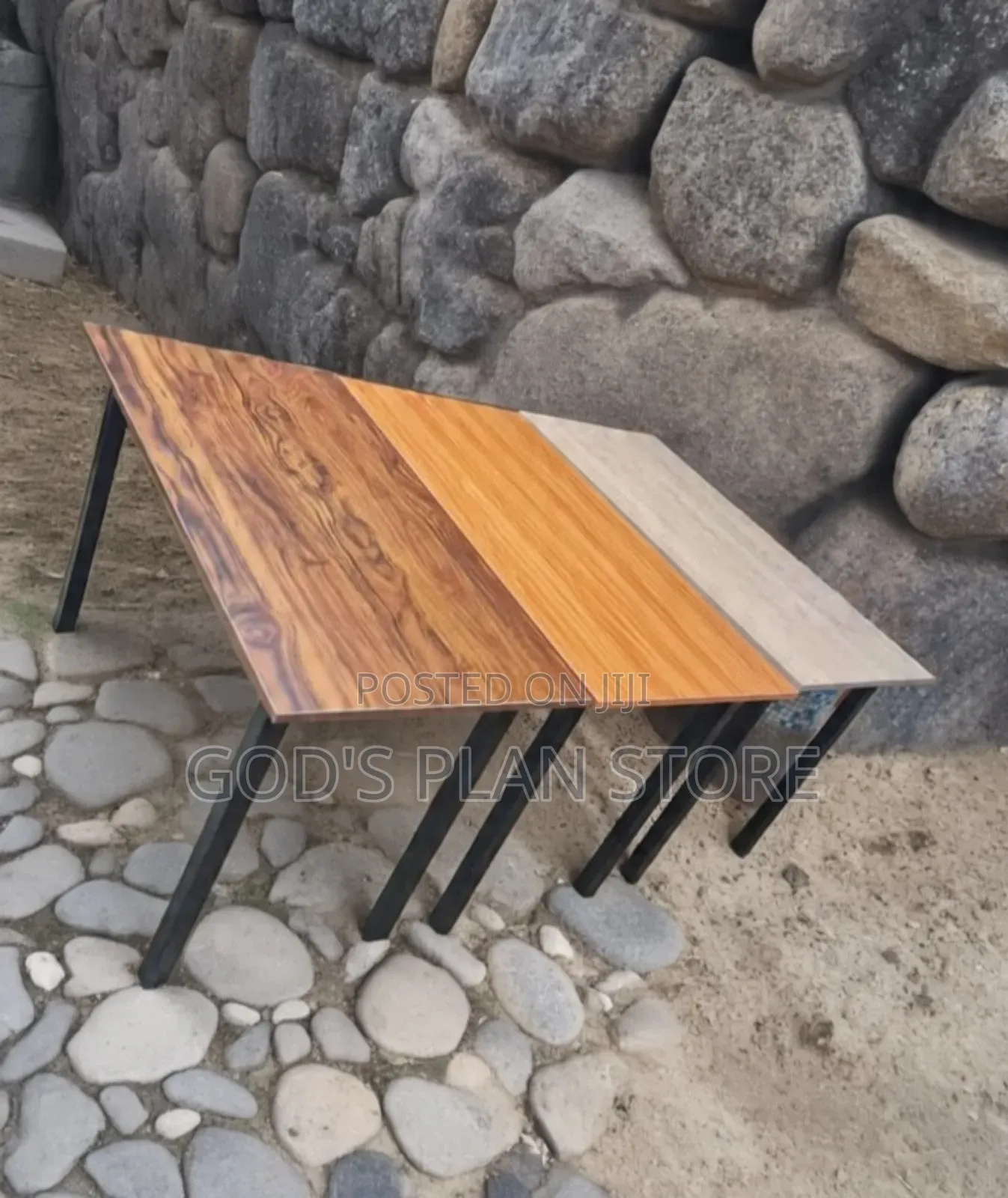 Rustic Accent Wooden Foldable Table Foldable Table