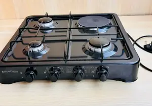 Blueflame 3-Gas + 1-Electric Hot Plate Table Top Cooker