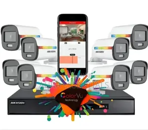 8-Channel Hikvision Colorvu Surveillance Camera
