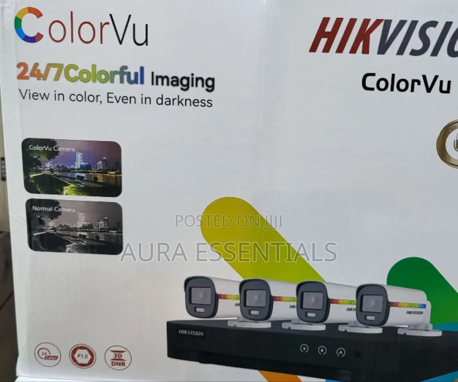 4-Channel Hikvision Colorvu Kit