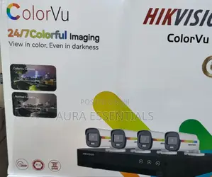 4-Channel Hikvision Colorvu Kit
