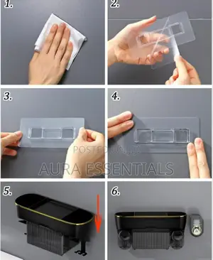 Unique Multifunctional Wall-Mounted Toothbrush Holder and Organizer