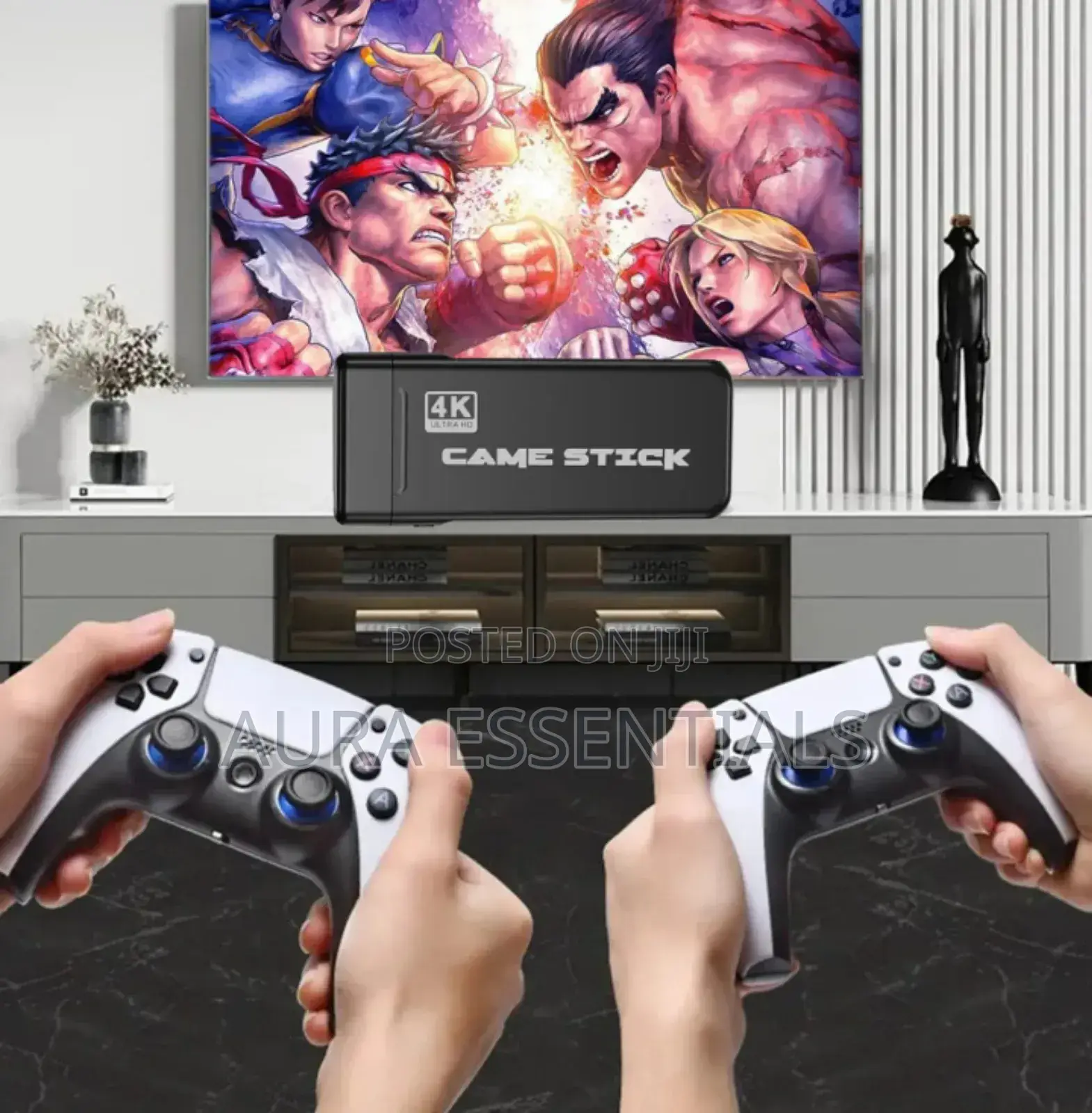 Ultra Hd Game Stick Featuring 2.4g Wireless Controllers