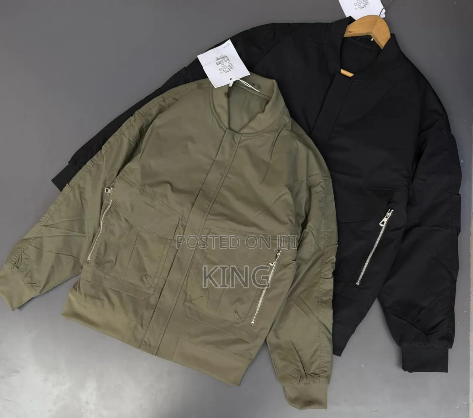 Men's Olive Green Bomber Jacket